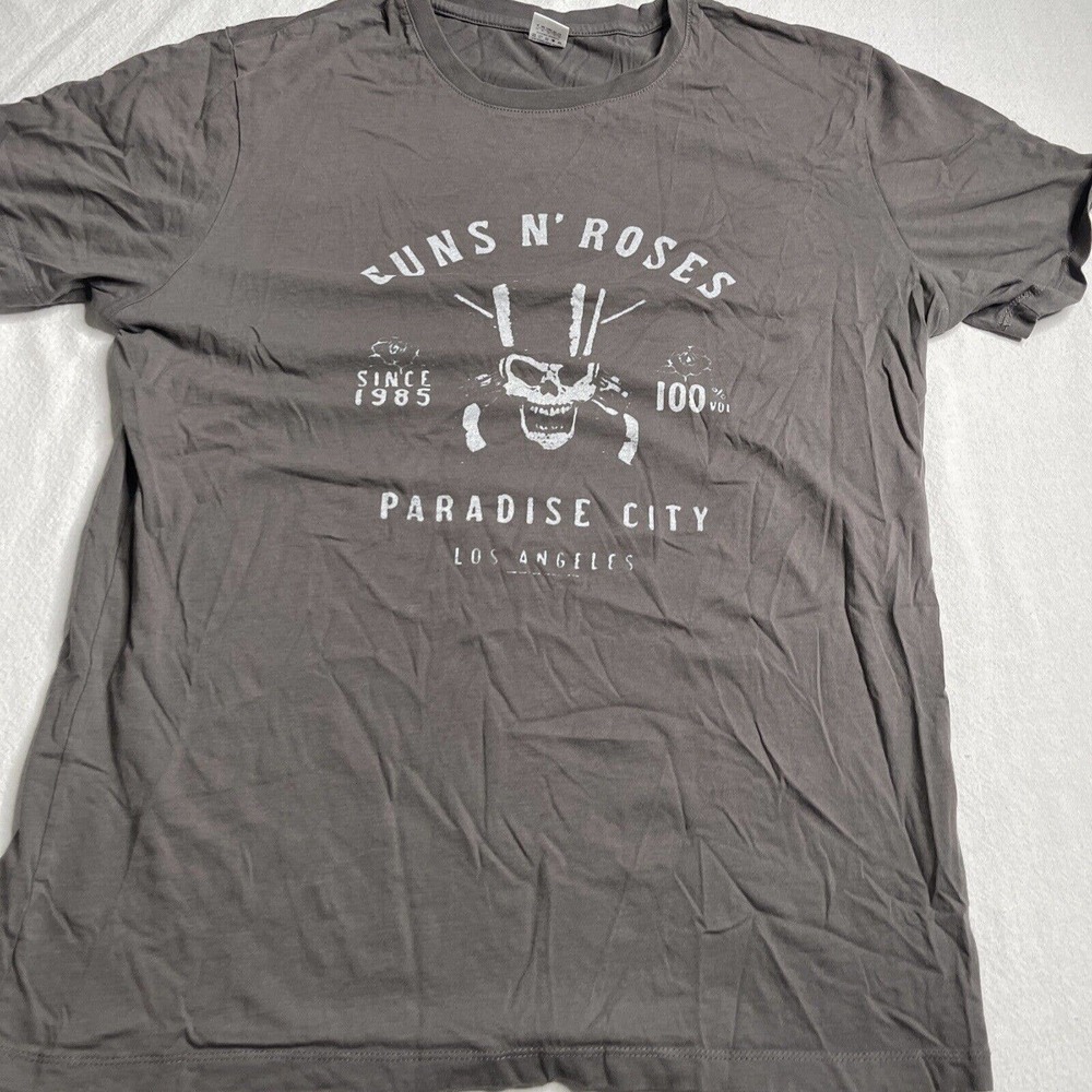 Guns N’ Roses Shirt men L Paradise City rock n roll metal music Axel Slash